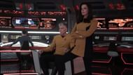 Christopher Pike and Number One as seen in season 3 of Star Trek: Strange New Worlds (Image via Instagram/@nerdoutparamount)